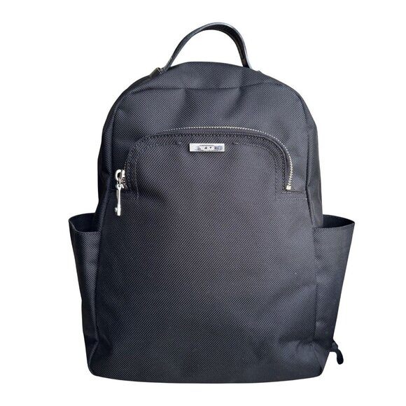Tumi Unisex Travel Backpack Nylon Leather Black main image 6